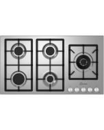 Placa de cocción a gas de 90 cm gurari fq 905 • 5 fuegos • acero inoxidable