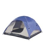 Tienda de campaña bergeijk doble techo poliéster 213x213x130 cm -azul/beige