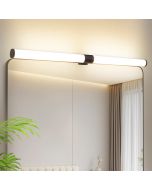 Nettlife lámpara de pared para baño LED negro 60x12 ip44