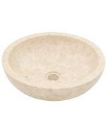 vidaXL lavabo 40x12 cm mármol color crema