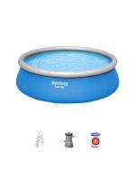 Piscina hinchable fast set Bestway 457x122 cm con depuradora cartucho 3.028