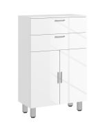 Mueble auxiliar baño 60x30x93 cm color blanco kleankin