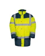 Parka de alta visibilidad palerme talla xxl color amarillo/azul marino - pa