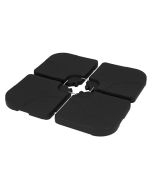 Base para sombrilla con 4 paragüeros rellenables hasta 60 l / 80 kg
