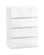 Cómoda con cajone 55x33x80 cm color blanco Homcom