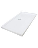 Ondee - plato de ducha cera - relieves antideslizantes - 80x120 - blanco