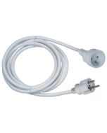 Alargador eléctrico - gao - 16a - cable 10m - blanco - robusto - flexible