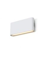 Aplique LED 12W aluminio rect. Exterior y Interior 175mm IP54 SAFATA blanco