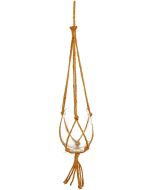 Cuerda para coLGar l 85 cm, vaso de cristal