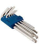 Juego llaves allen largas con punta bola - 2,5 a 10 mm - 7 llaves