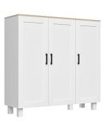 Aparador de cocina 90x30x90 cm color blanco Homcom