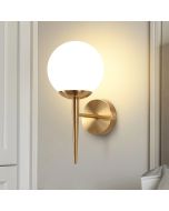 Nettlife aplique pared E27 dorado 32x20