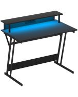 Mesa gaming 100x60x88.5 cm Homcom, oficina - escritorios