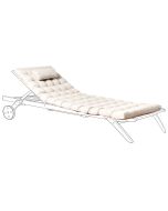 Cojín para tumbona cesana premium 192 x 56 cm beige claro