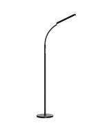 Lámpara de pie 5 modos de iluminación, LED, 12 w 22 x 176 cm negro