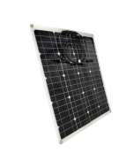 Panel solar flexible 50 w 18 v monocristalino 63.5*54cm con mc4