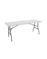 Mesa plegable rectangular de resina 150x70x74cm multiusos,exterior,interior