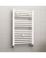 Kibath secatoallas radiador circuito calefac. De 80x50 cm blanco de acero