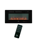 Chimenea eléctrica de pared decorativa Valtaia Plat Sannover 2000W / 102cm