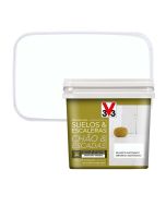 Pintura para suelos y escaleras blanco 750 ml