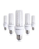 9 w bombilla LED b5 t3 3u, E27, 360°, 6400k, pack de 5, aigostar