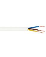 Cable H05VV-F 3G2,5mm blanco rollo 25m