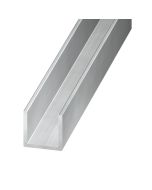 Perfil u de aluminio 250 x 2,0 x 2,0 cm - 1,5 mm