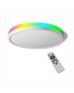 Plafón LED 24w rgb+cct regulable con mando a distancia
