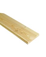 Tarima de madera de pino desclasificada 201 x 12,7 x 2,1 cm