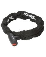 Cadena antirrobo forrada con cerradura integrada 10mm x 2m masterlock