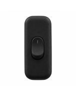 Interruptor plano de paso 2A negro