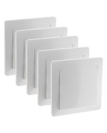 5 conmutadores blanco