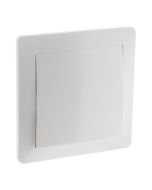 Conmutador doble blanco