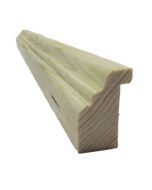 Remate madera natural 300 x 3,3 x 2,3 cm