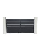 Puerta corredera de aluminio 3m vogel h.160cm