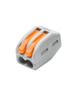 Regletas de palanca 2 vías 0,08-4mm wago 10 uds