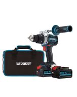 Taladro percutor 18 V 2 baterías 5 Ah Erbauer
