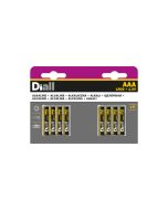 Pack 8 pilas alcalinas aaa diall