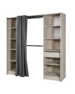 Kit interior armario Eklips 200x200x48 cm roble claro