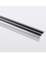 Perfil para escalón aluminio cromo 900 mm