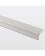 Perfil para escalón aluminio madera blanca 900 mm