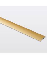 Perfil de unión curvo aluminio 93 cm dorado mate
