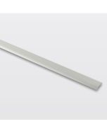 Perfil de unión plano aluminio 93 cm cromo mate