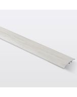 Perfil de unión plano aluminio "decor135" 93 x 3,7 cm madera