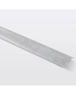 Perfil de unión plano aluminio "decor155" 93 x 3,7 cm madera
