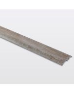 Perfil de unión plano aluminio "decor160" 180 x 3,7 cm madera