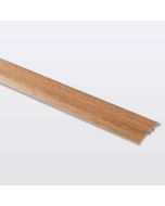 Perfil de unión plano aluminio "decor250" 93 x 3,7 cm madera
