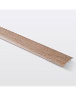 Perfil de unión plano aluminio "decor280" 93 x 3,7 cm madera