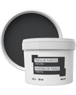 Pintura para paredes negro 2,5 l