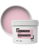 Pintura para paredes rosa 2,5 l